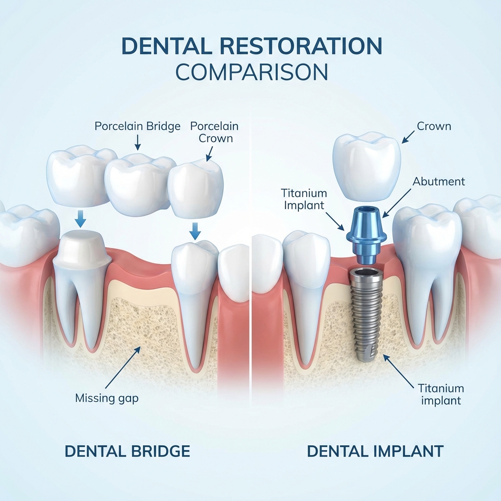 Dental Implants vs. Bridges: Which is Right for You?